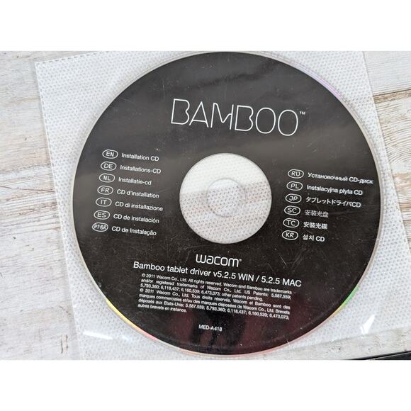 Wacom Bamboo Create Software Bundle Pen & Touch Disk - Picture 3 of 4